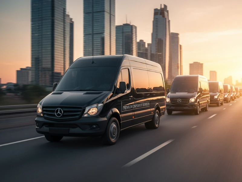 Veículo executivo da frota Ouro Transfer